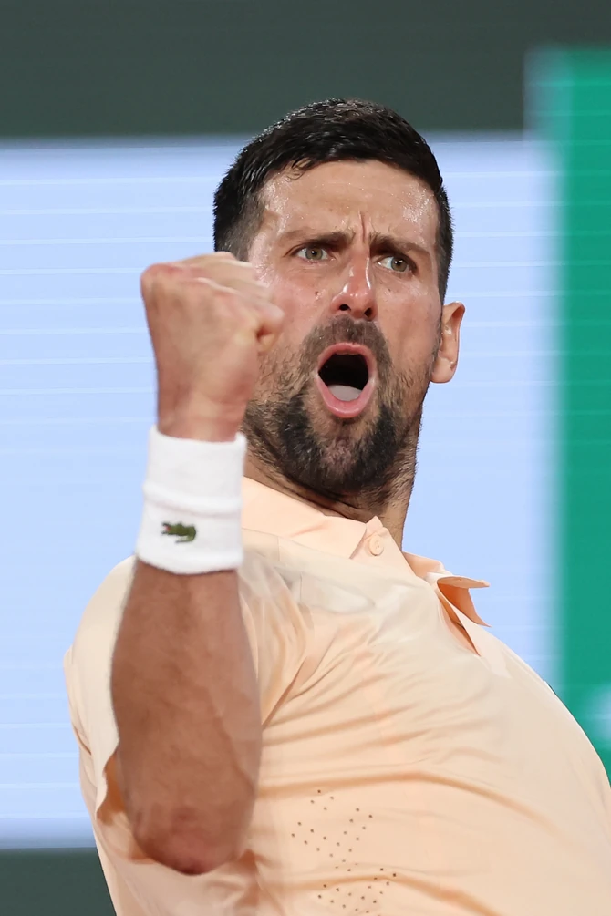 Novak Đoković na Rolan Garosu