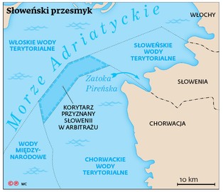 Słowenia bez dostępu do wód międzynarodowych? Spór graniczny między Zagrzebiem a Lublaną jest coraz poważniejszy [MAPA]