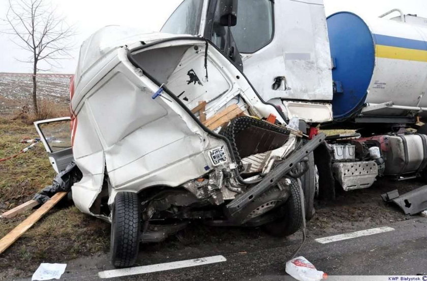 Koszmarny wypadek na Podlasiu! Zdjęcia