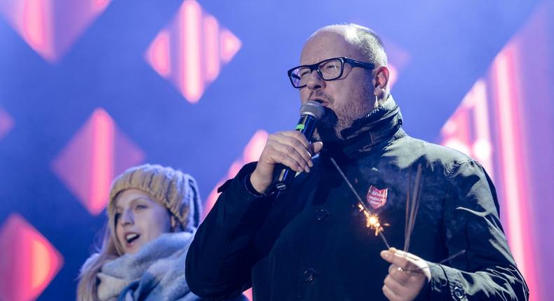 Gdansk's Mayor Pawel Adamowicz