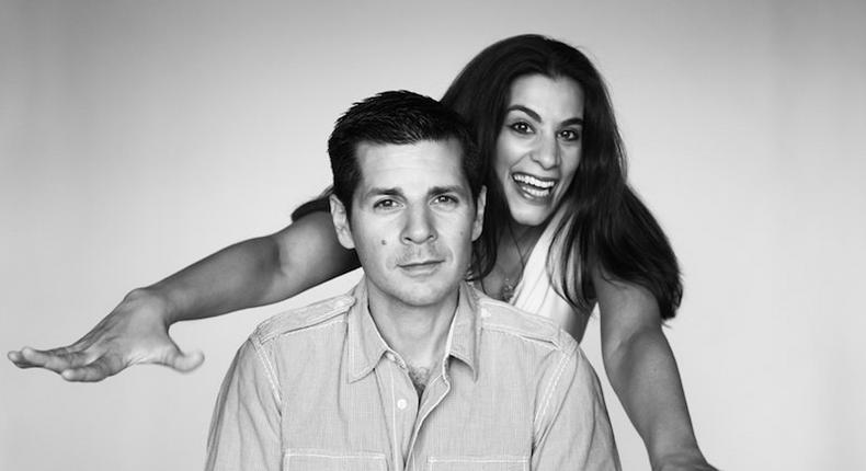 A photo of Dean Obeidallhah and Maysoon Zayid.