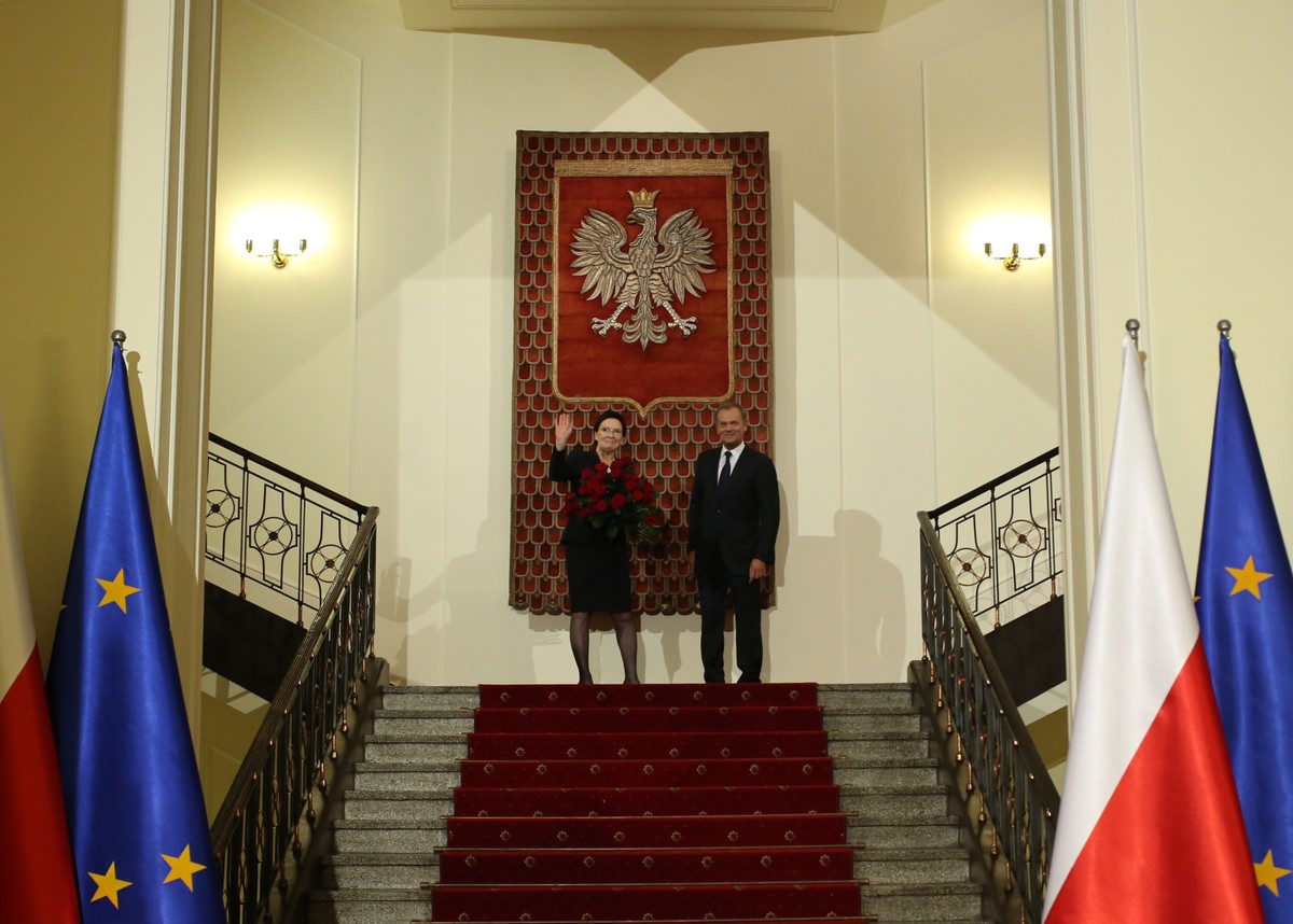 Ewa Kopacz i Donald Tusk