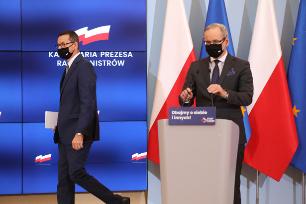 Mateusz Morawiecki i Adam Niedzielski