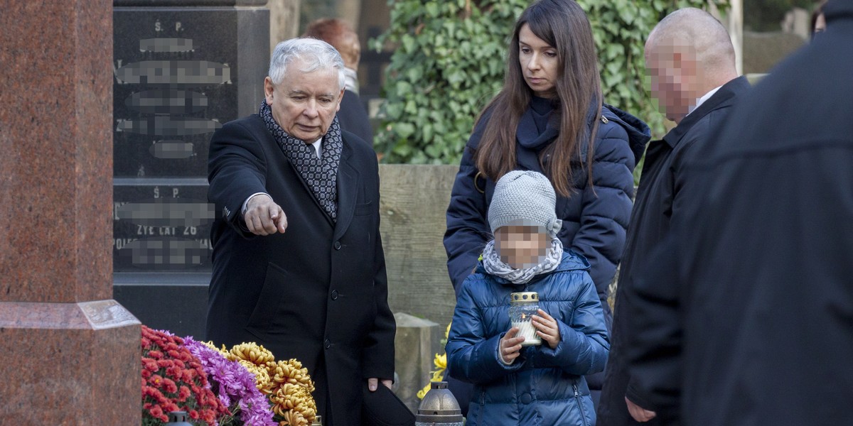 jarosław kaczyński marta kaczyńska cmentarz wszystkich świętych