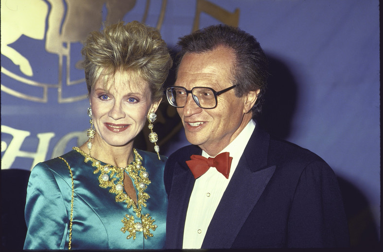 Larry King z żoną Sharon