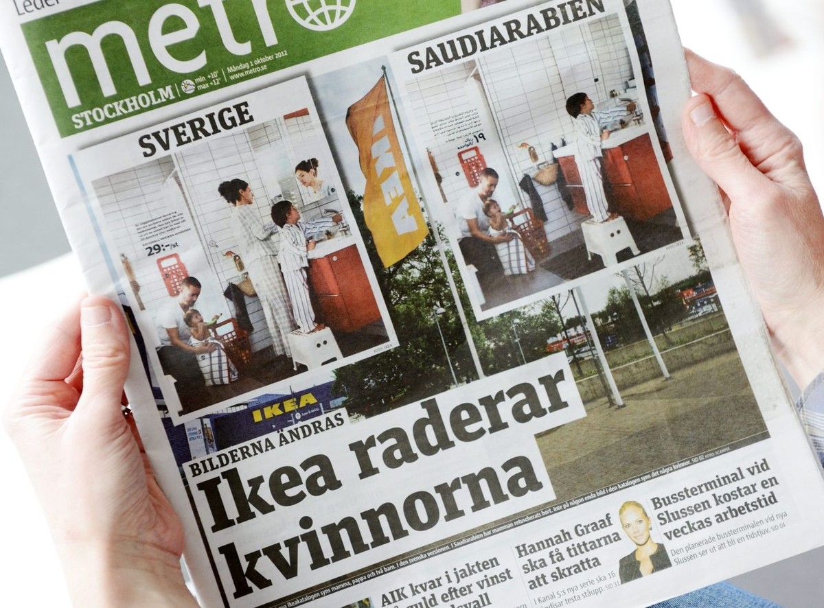 Koncern meblowy IKEA usunął postacie kobiet z katalogu na Arabię Saudyjską