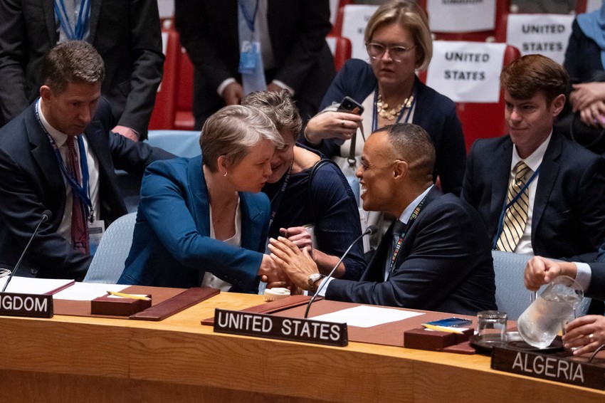 Ivet Kuper i alternativni predstavnik SAD Džon Keli na sednici SB UN u Njujorku 22. septembra