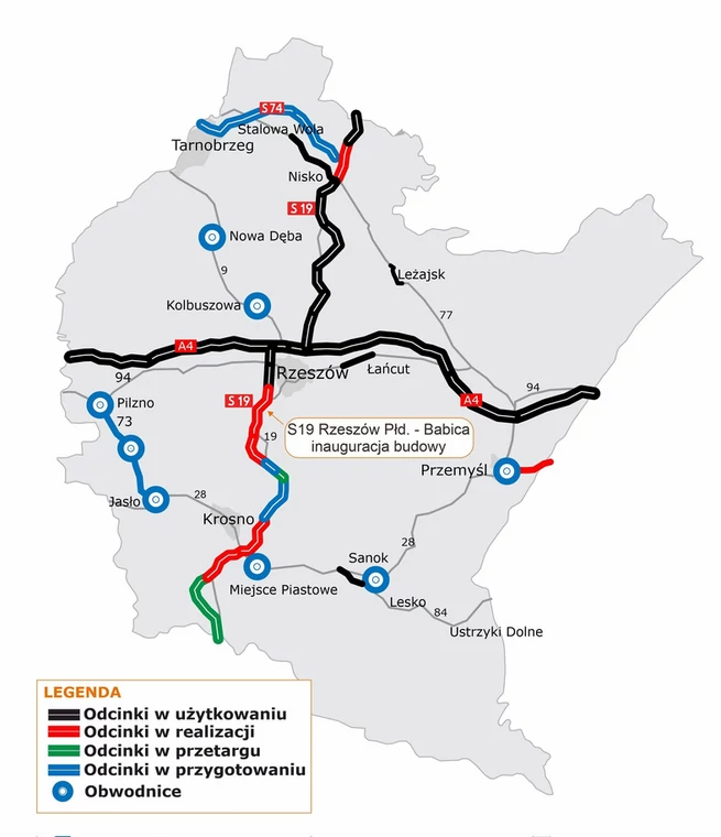 Droga ekspresowa S19 Via Carpatia — odcinek Rzeszów Południe — Babica