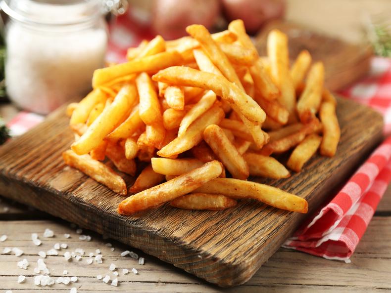 Chips: (n) french fries.