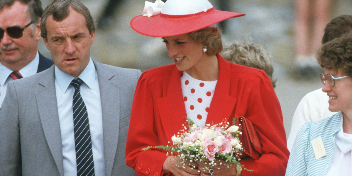 Księżna Diana i Barry Mannakee