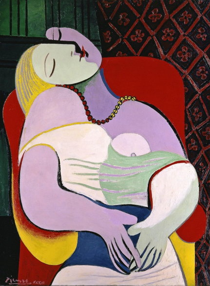 Pablo Picasso, "Marzenie" (Le Rêve) 1932