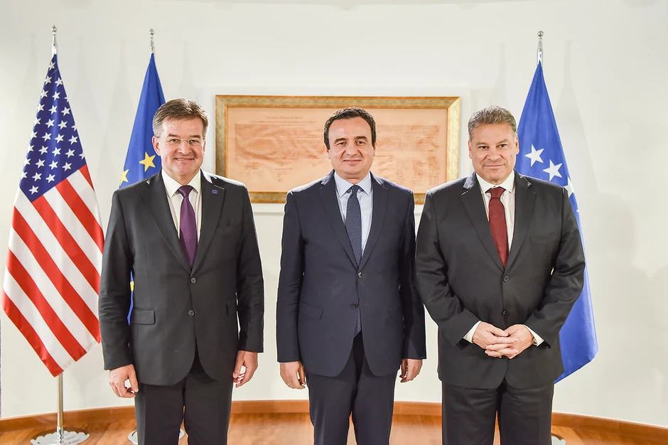 Miroslav Lajčak, Aljbin Kurti i Gabrijel Eskobar