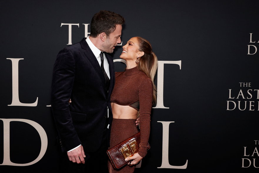 Ben Affleck i Jennifer Lopez. Nowy Jork, 2021 r.