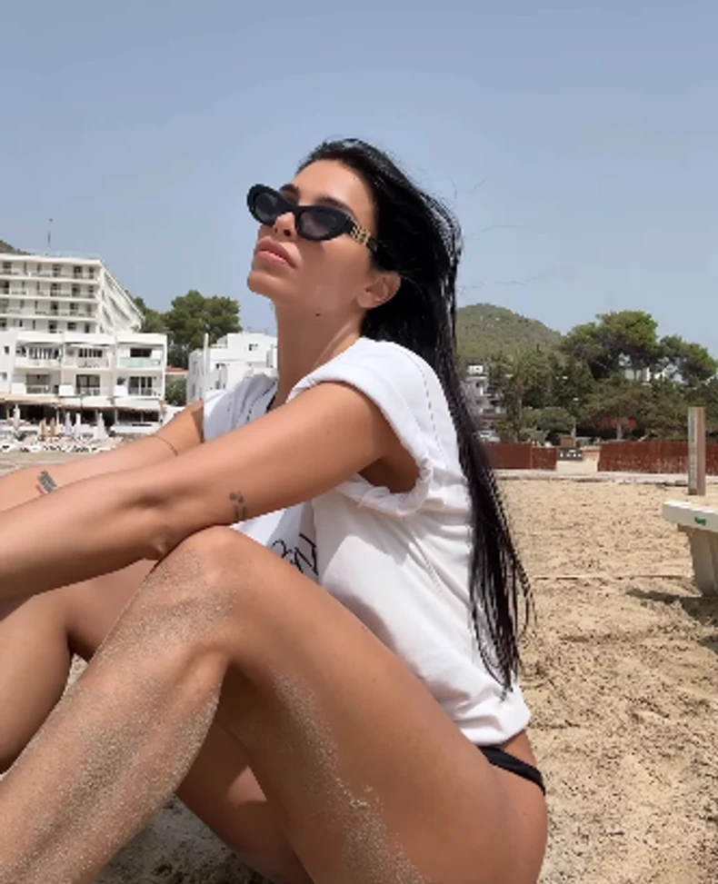 Jovana Đorđević na plaži