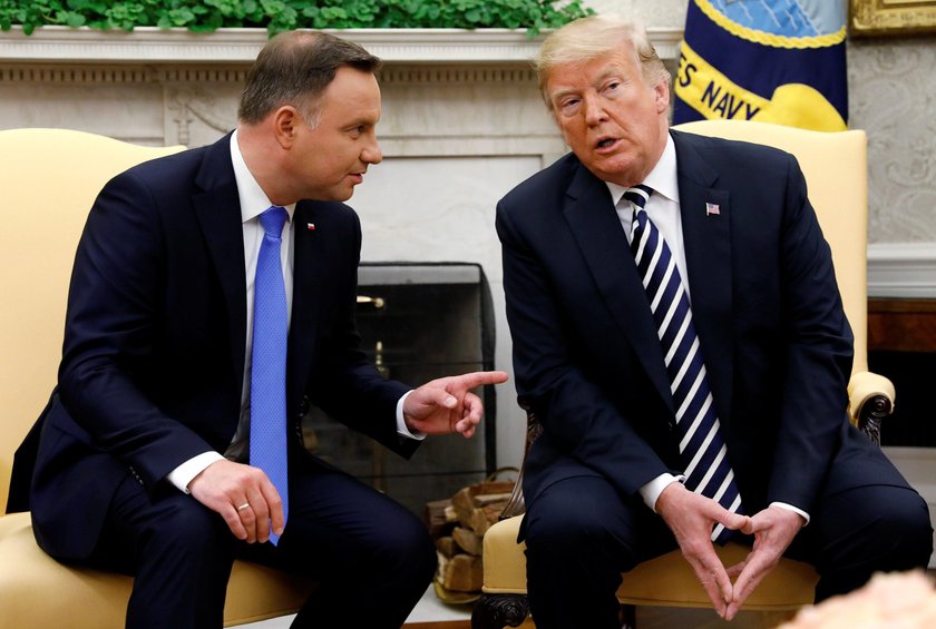 Prezydent Andrzej Duda w USA na spotkaniu z Donaldem Trumpem