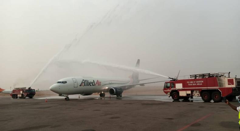 Nigeria receives new aircraft for COVID-19 vaccines distribution. [NAN]