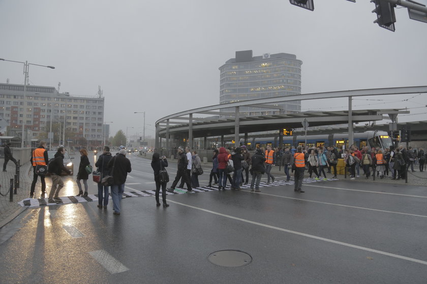 Wrocławianie walczą o pasy na Rondzie Reagana