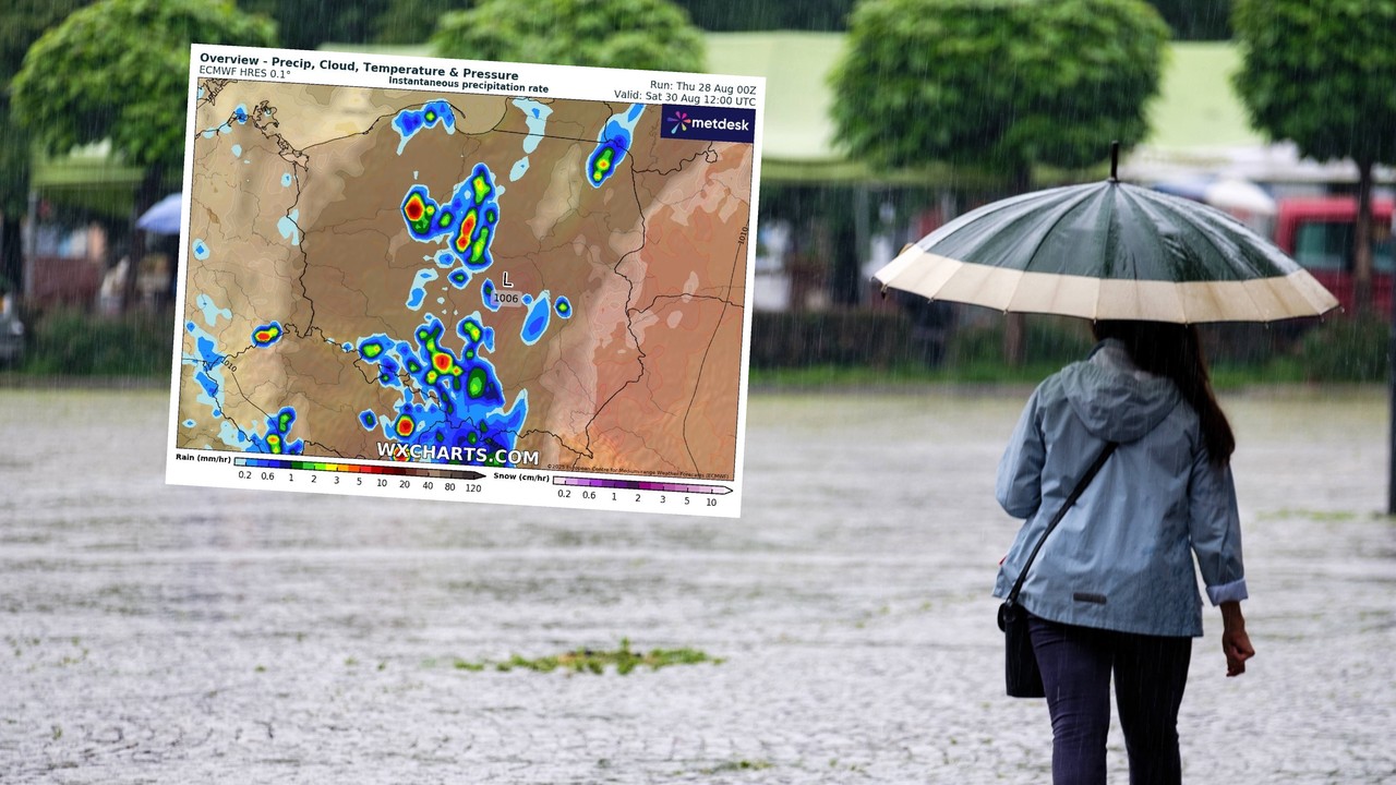 Seria frontów przejdzie przez Polskę. Przyniesie ulewy i podtopienia