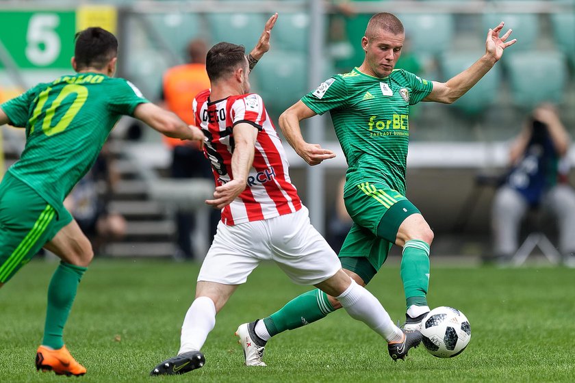 Pilka nozna. Ekstraklasa. Slask Wroclaw - Cracovia Krakow . 21.07.2018