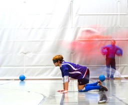 Niewidomi sportowcy na deskach Nowego Teatru