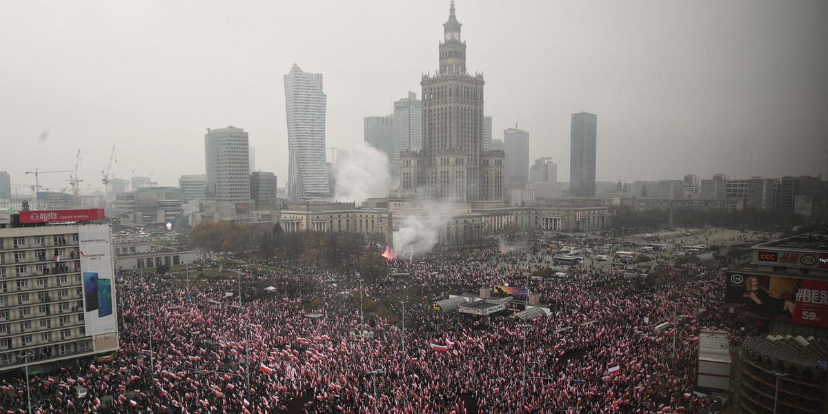 Niesamowity koniec Marszu Niepodległości. Zobacz, co zrobili