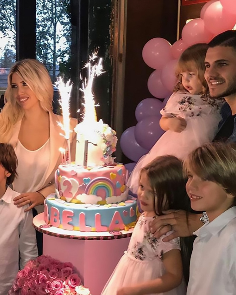 Impreza urodzinowa córki Mauro Icardiego