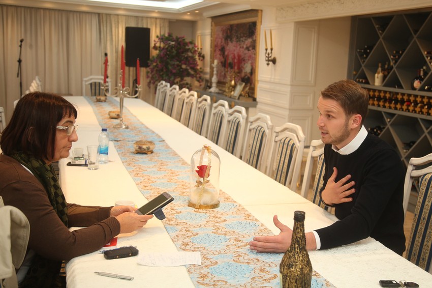 Draško u razgovoru sa novinarkom Srpskainfo i EuroBlica 