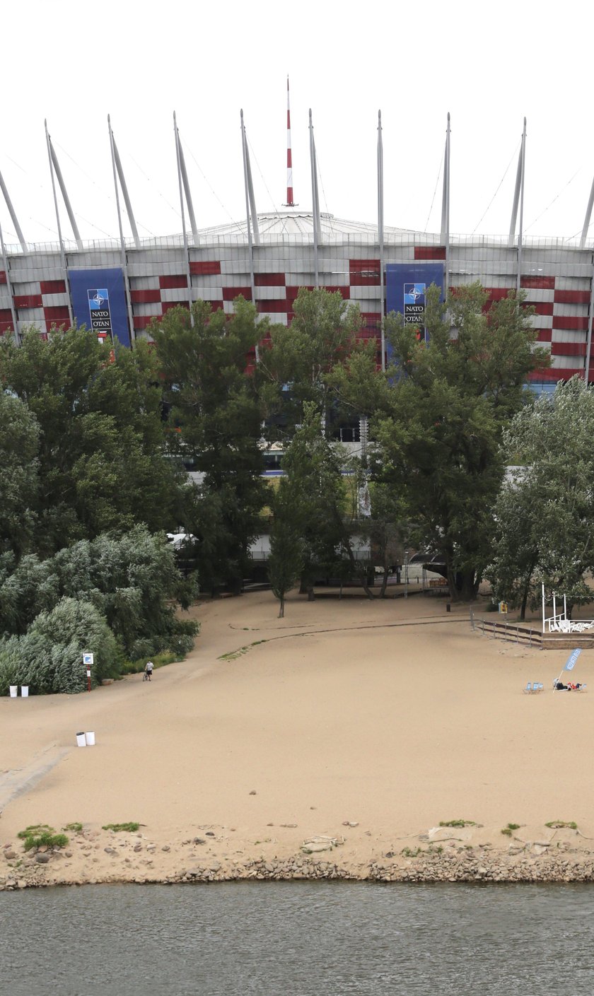 Zamknięta plaża Poniatówka