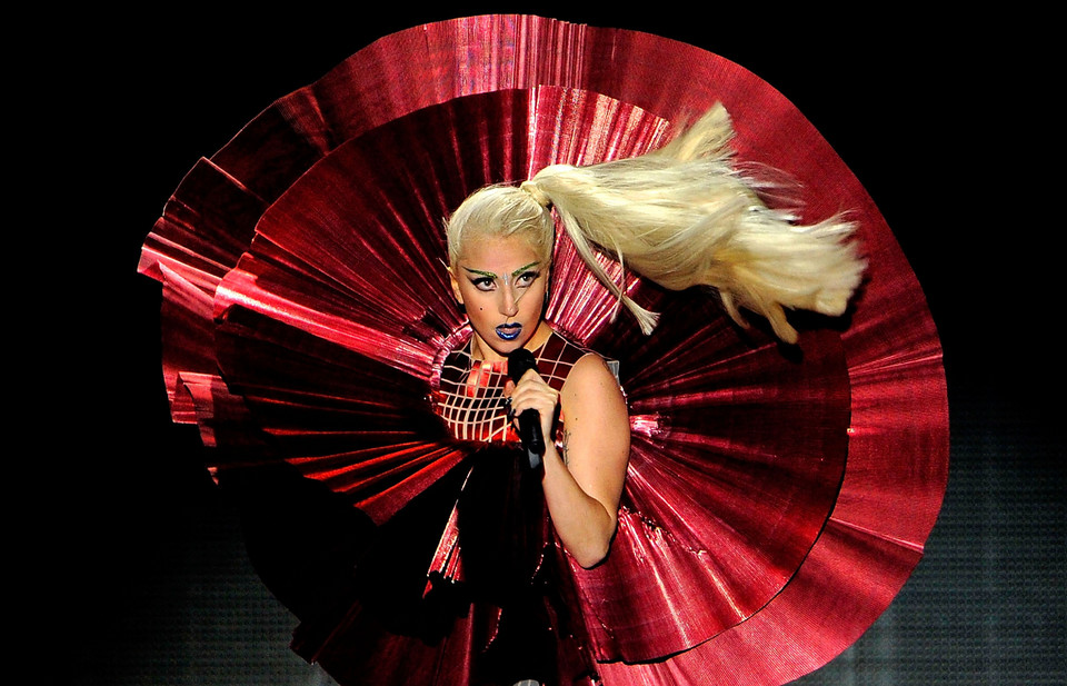 Lady Gaga podczas EMA 2011 (fot. Getty Images)