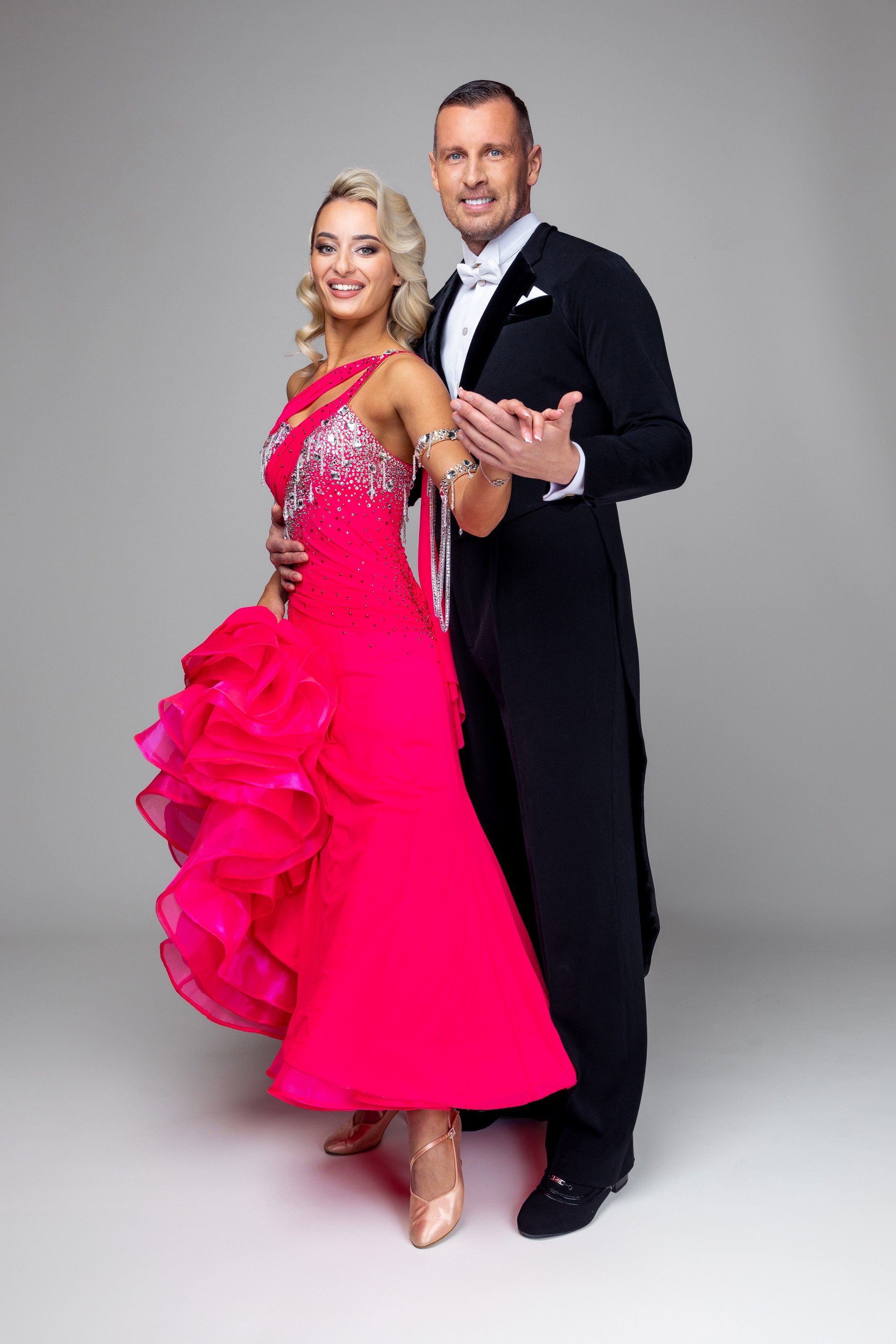 Let's Dance: Ján Ďurica s tanečnou partnerkou.