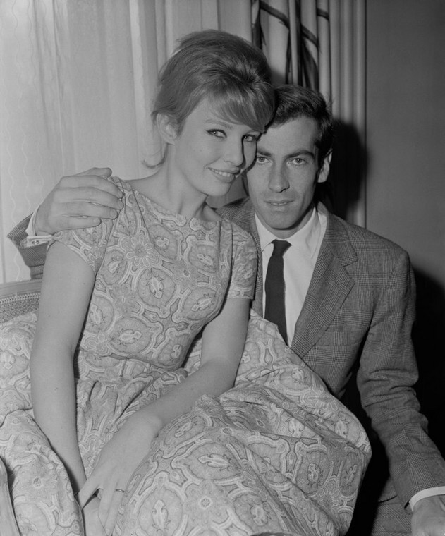 Roger Vadim i Annette Stroyberg w 1958 r.