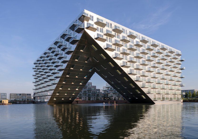 MIPIM AWARDS 2023 - FINALISTS PROJECTS - BEST RESIDENTIAL PROJECT - SluishuisAmsterdam, The Netherlands - Architect: Bjarke Ingels Group (BIG) & BARCODE - ArchitectsDeveloper: Vorm Ontwikkeling B.V.