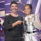 Sara James i Simon Cowell, juror „America’s Got Talent, podczas nagrywania programu