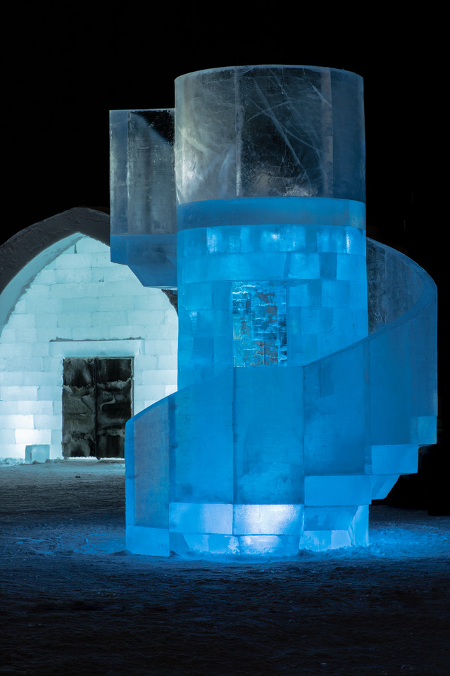 Lodowy hotel ICEHOTEL w Jukkasjärvi koło Kiruny (Szwecja)