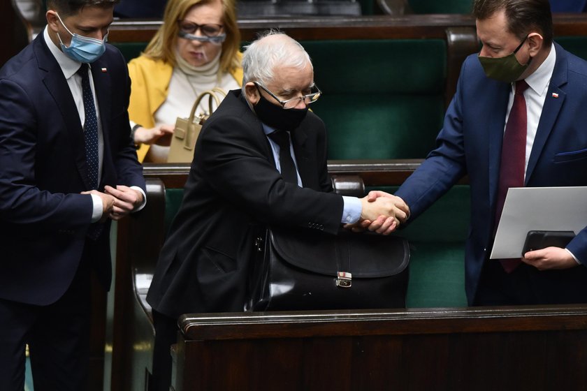 Jarosław Kaczyński, sejm, wotum nieufnosci