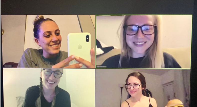 Zoom, a communications app for video conferencing, has surged in popularity since the coronavirus pandemic. On Saturday night, I used it for the first time for a virtual dinner date with my college roommates.