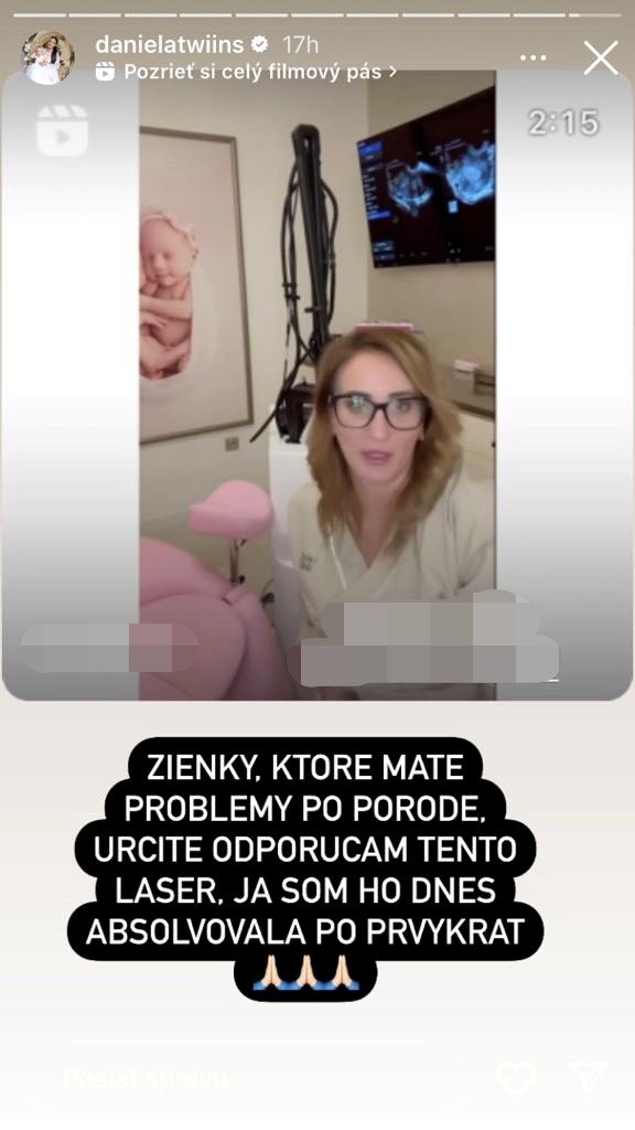 Daniela sa zverila do rúk odborníčky.