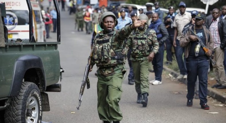 File image of Kenyan security forces on duty