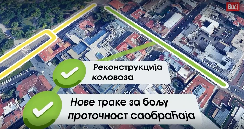 Radovi Uzun Mirkova - Rekonstrukcija kolovoza, nove trake za bolju protočnost saobraćaja