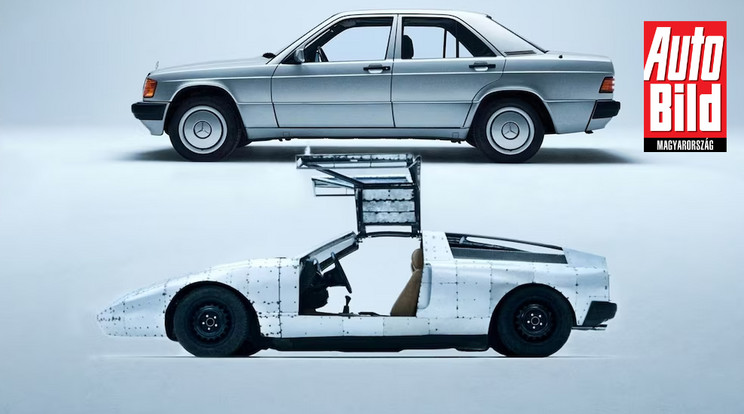 A két autó majdnem ugyanaz a Mercedes / Fotó: Auto Bild