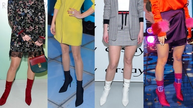 Kolorowe botki z elastyczną cholewką - polskie gwiazdy je kochają! 7 stylizacji z najmodniejszymi butami sezonu