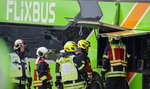 Koszmarny wypadek autokaru Flixbusa w Niemczech. Są ofiary i ranni. Przerażające relacje podróżnych