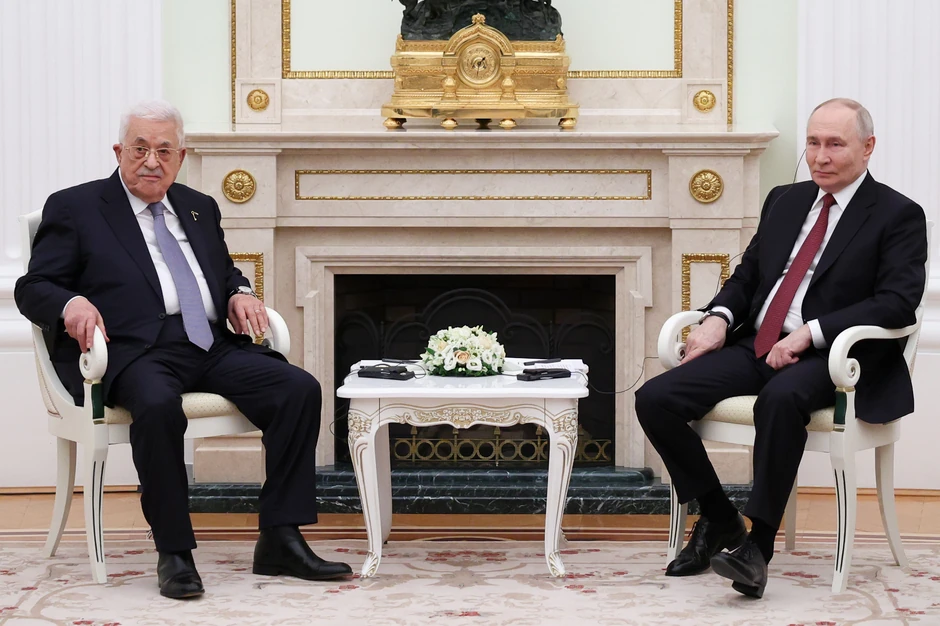 Mahmud Abas i Vladimir Putin u Kremlju