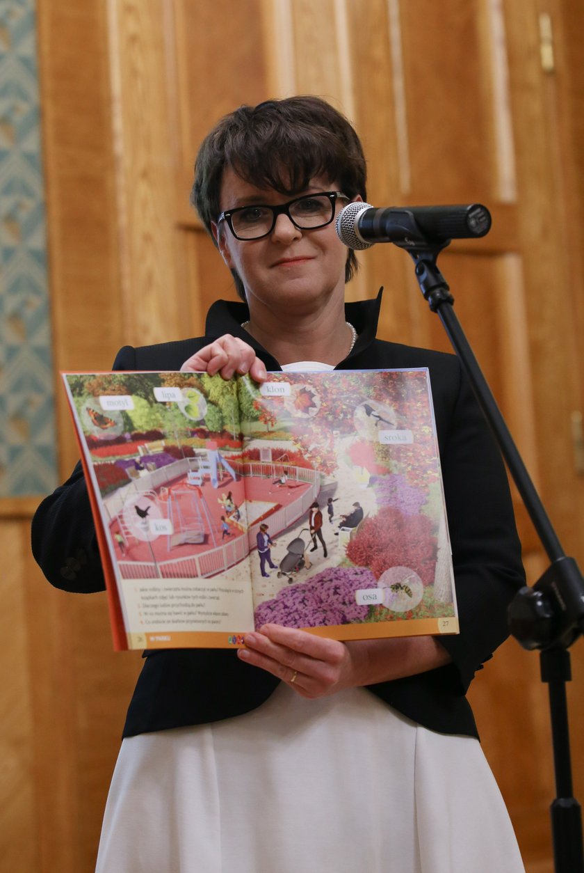 Joanna Kluzik - Rostkowska, minister edukacji narodowej.