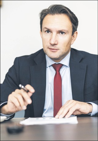 Tomasz Lewandowski, nowo powołany wiceminister rozwoju i technologii z Nowej Lewicy, poznański radny, były wiceprezydent Poznania