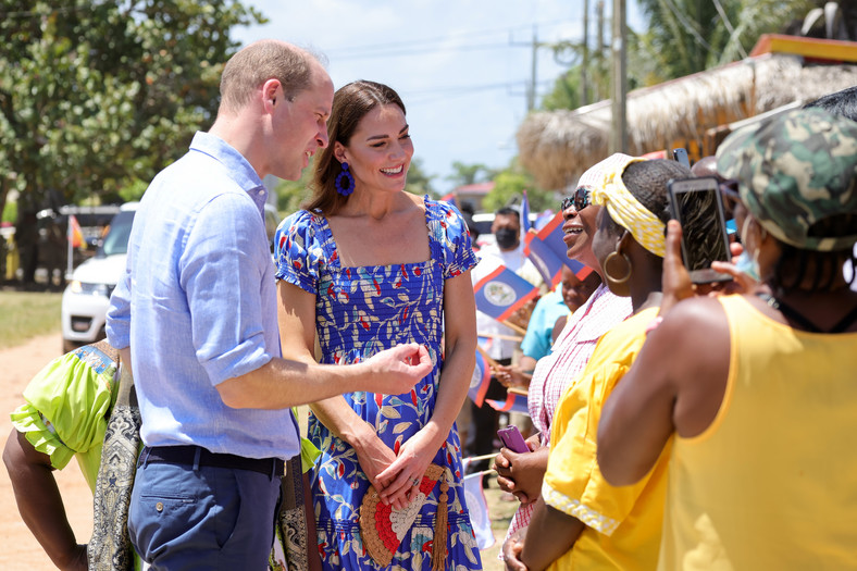 William i Kate z wizytą w wiosce Hopkins (20 marca 2022 r.)