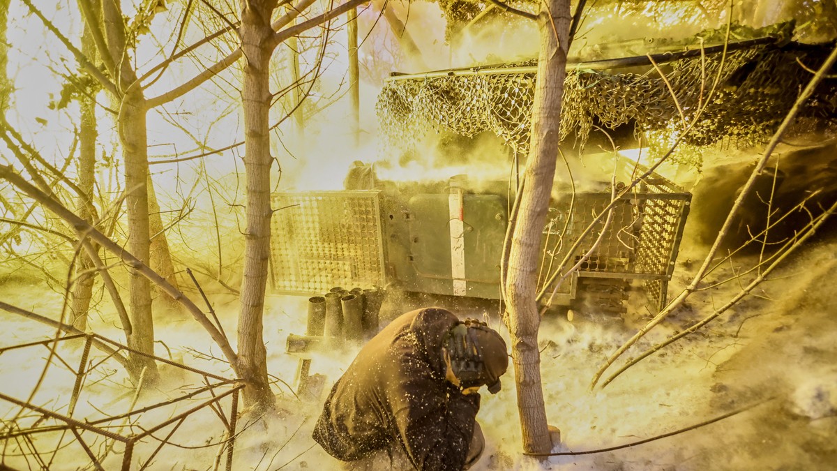 Ukrajinska vojska kod Časiv Jara u Donjecku 18. januara