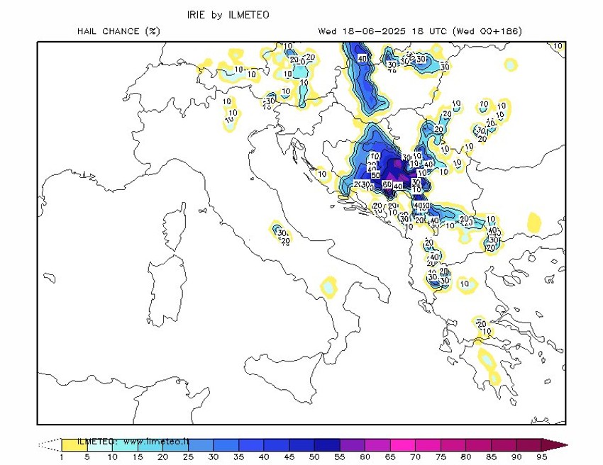Prema modelima kiša u Srbiji može pasti u sredu