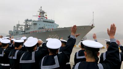 chiński okręt bojowy