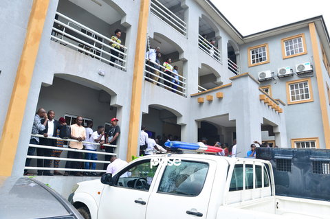 The Federal High Court, Ikoyi, Lagos where Naira Marley's bail application hearing took place [PULSE]